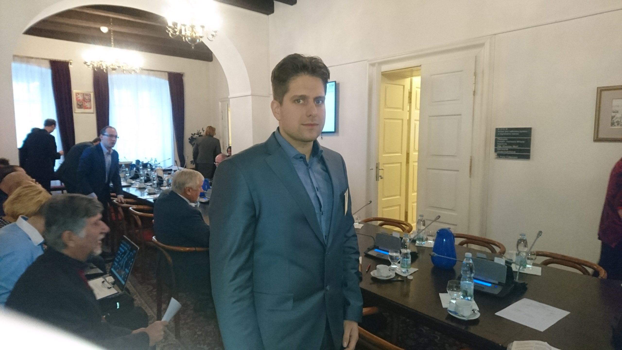 Ing. Jiří Haman na jednání